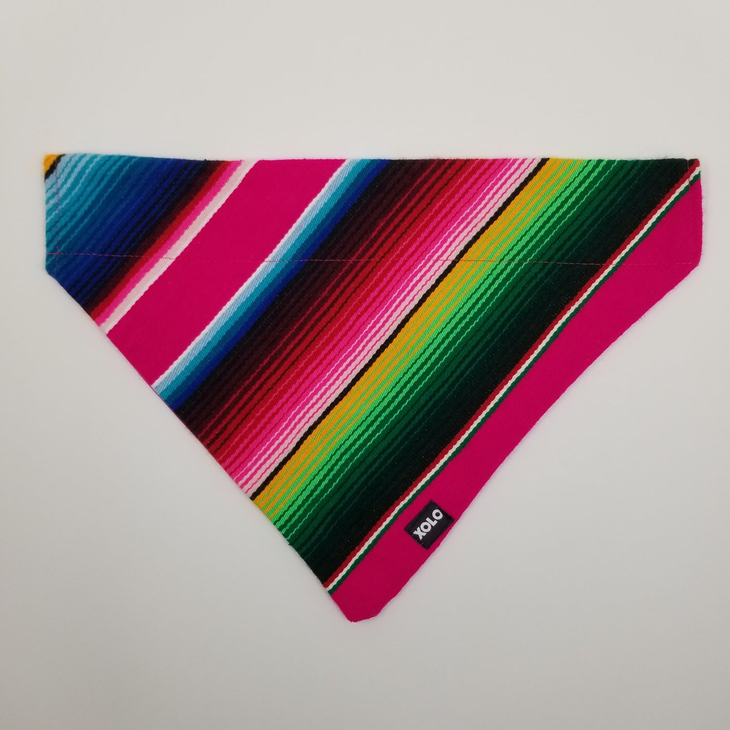 B309 EXTRA LARGE SARAPE DOG BANDANA PINK