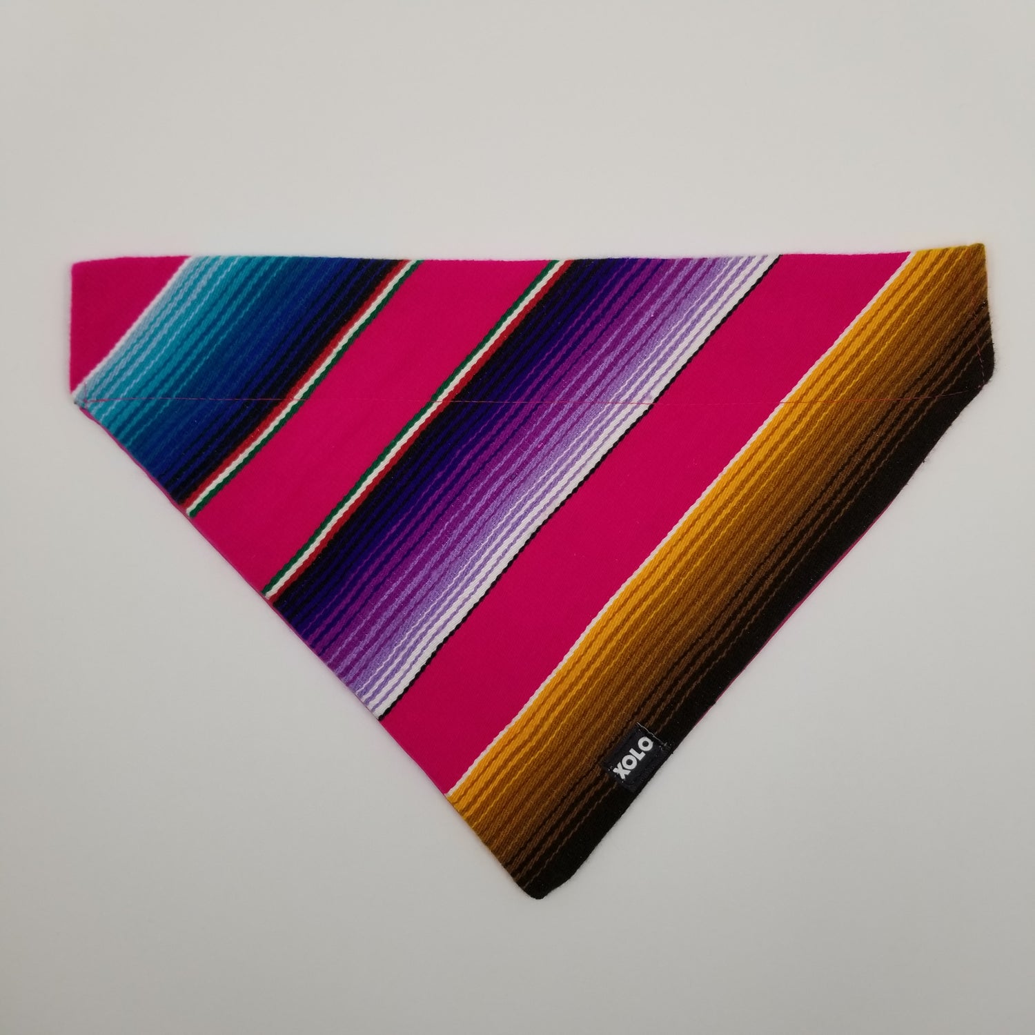 B312 EXTRA LARGE SARAPE DOG BANDANA PINK