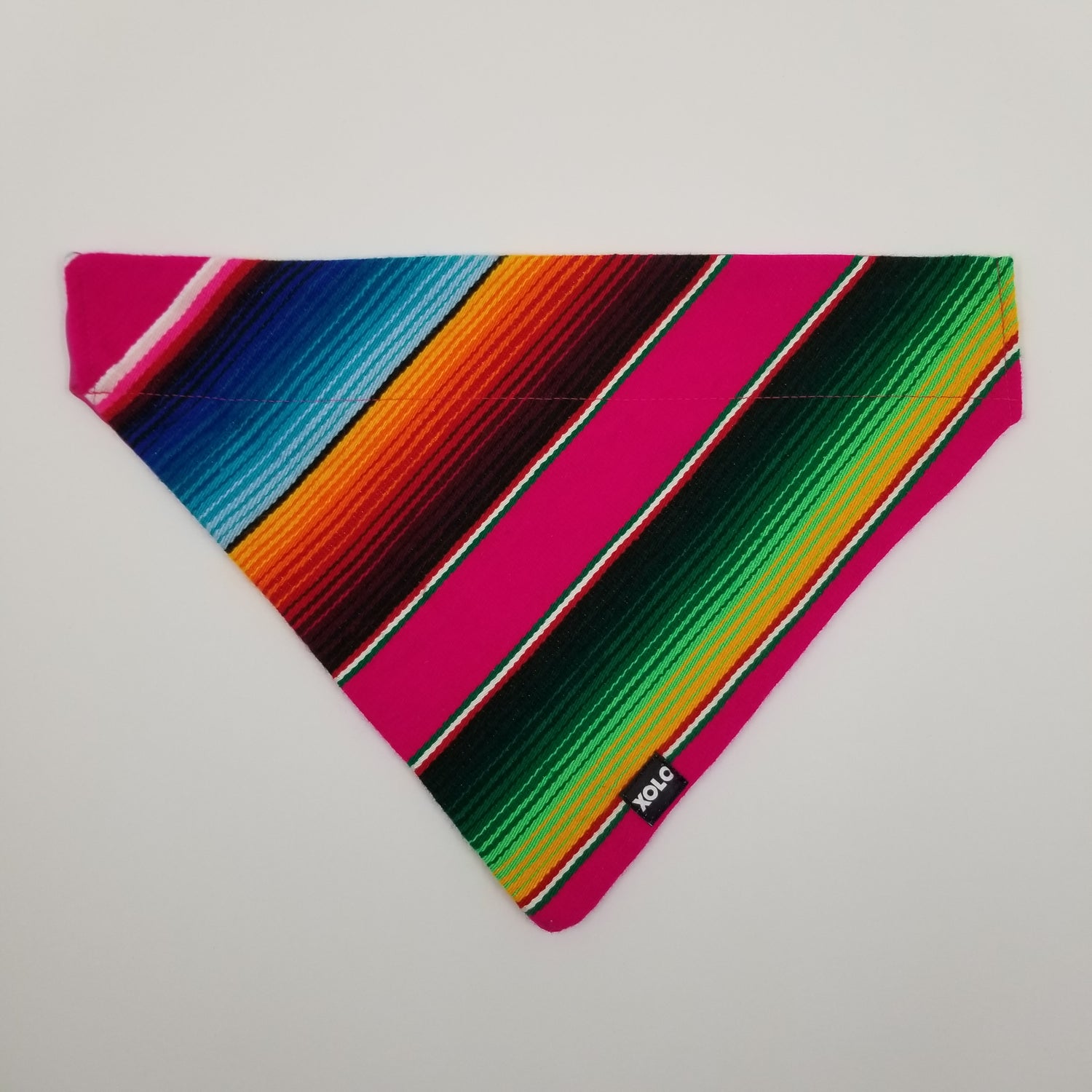 B314 EXTRA LARGE SARAPE DOG BANDANA PINK