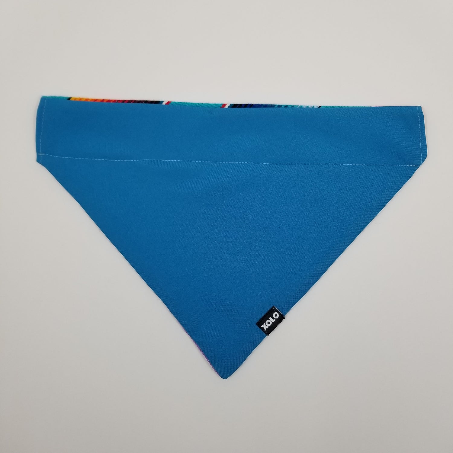 B322 EXTRA LARGE SARAPE DOG BANDANA BLUE