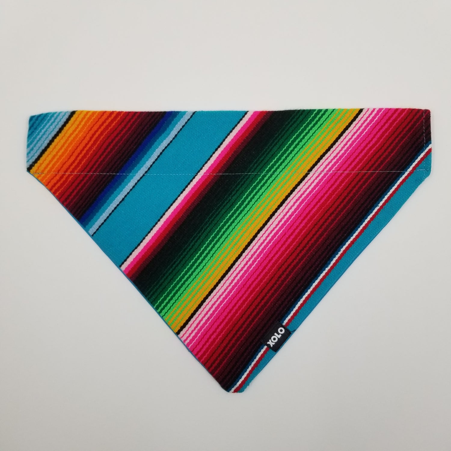 B319 EXTRA LARGE SARAPE DOG BANDANA BLUE