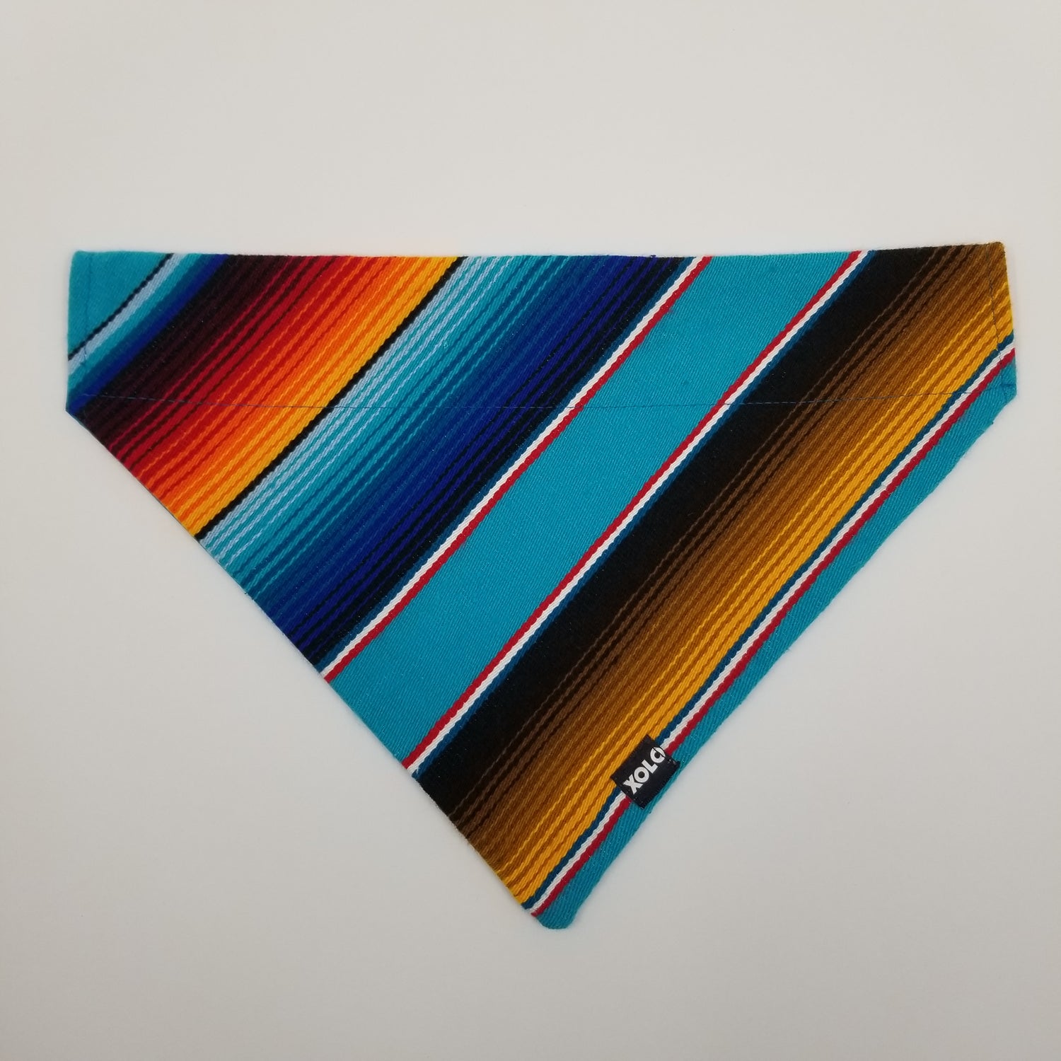 B323 EXTRA LARGE SARAPE DOG BANDANA BLUE