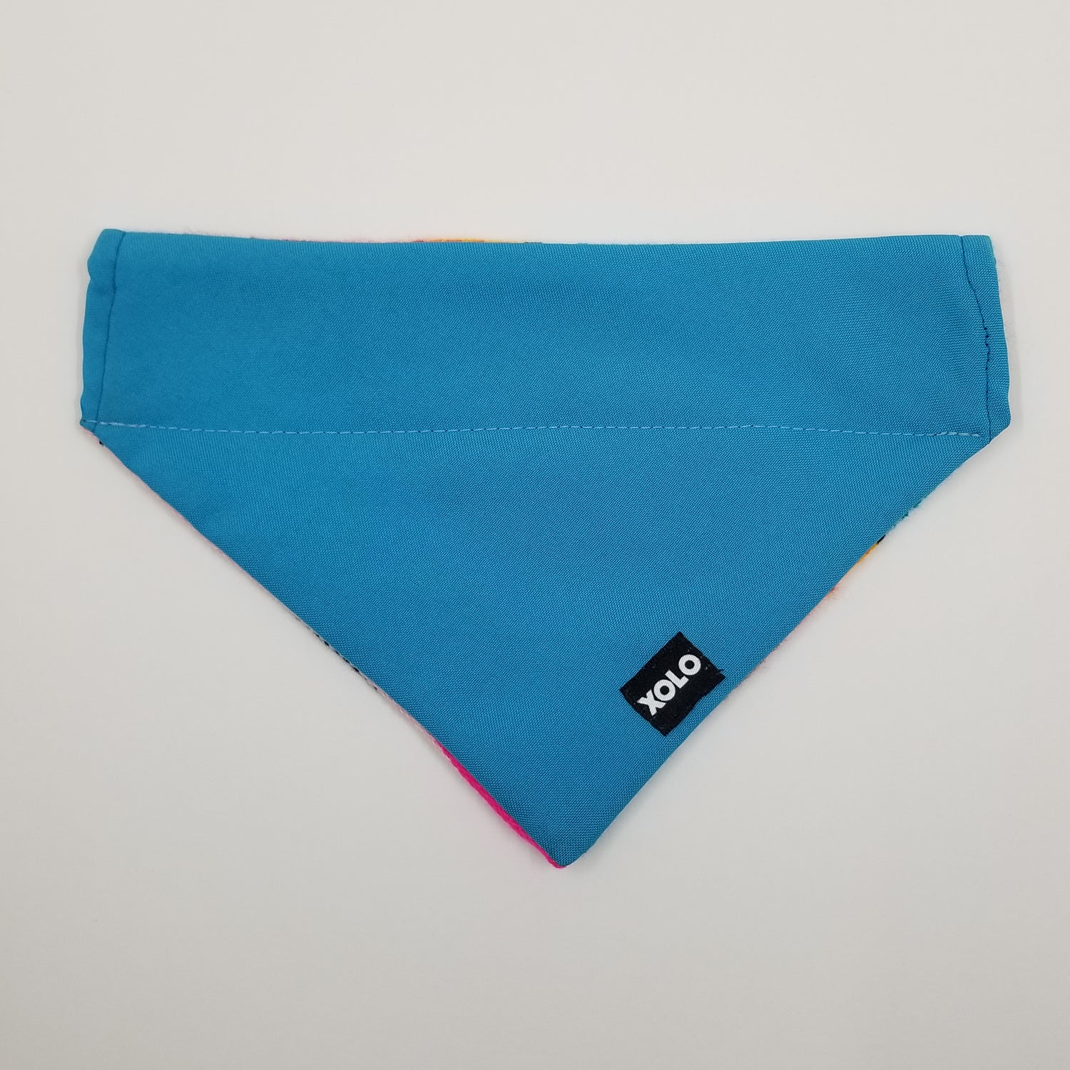 B216 MEDIUM SARAPE DOG BANDANA BLUE