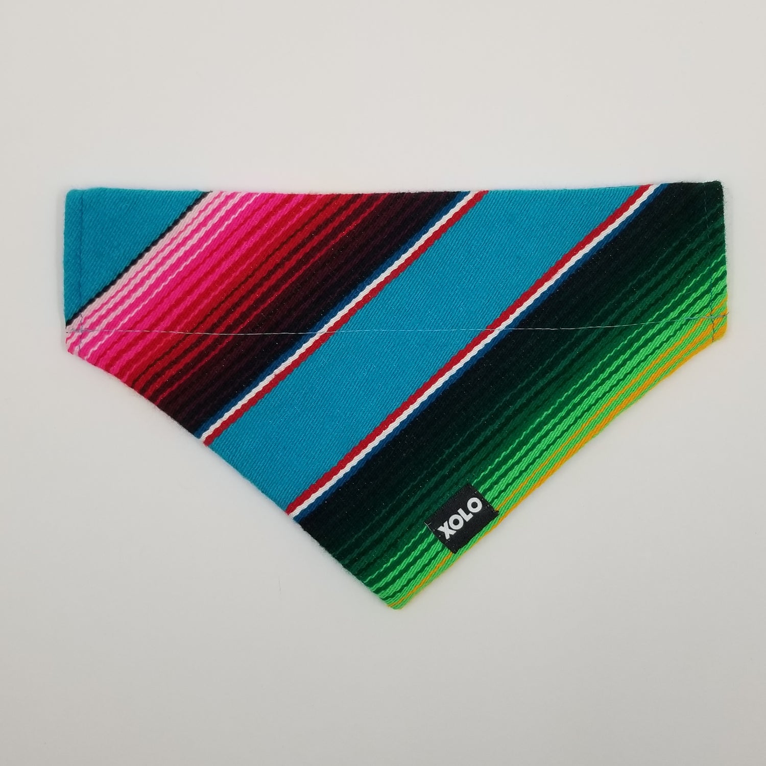 B220 MEDIUM SARAPE DOG BANDANA BLUE