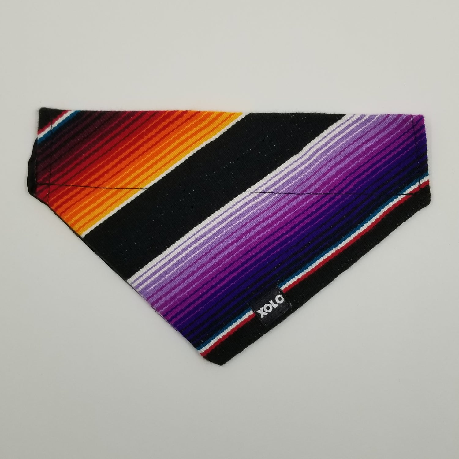 B195 MEDIUM SARAPE DOG BANDANA BLACK