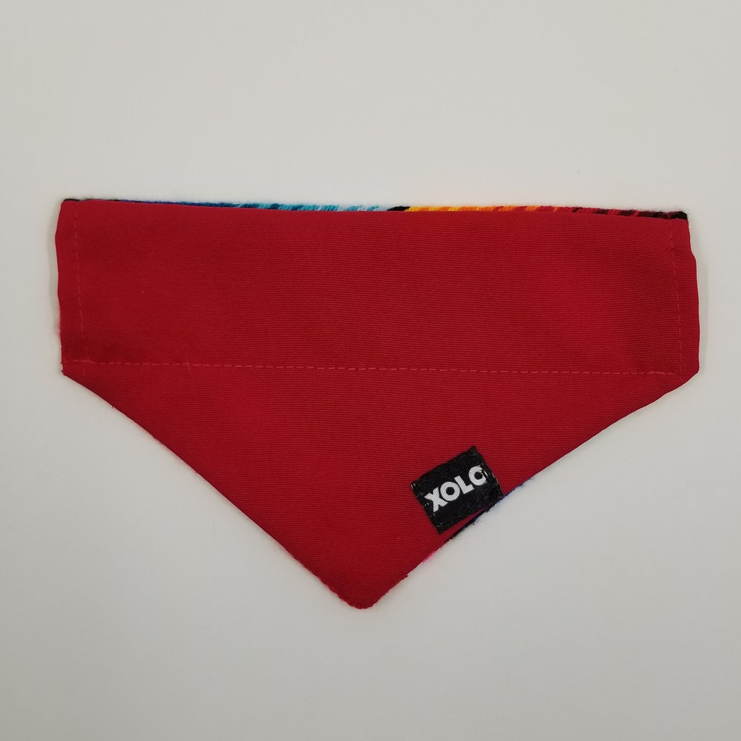 B261 SMALL SARAPE DOG BANDANA RED
