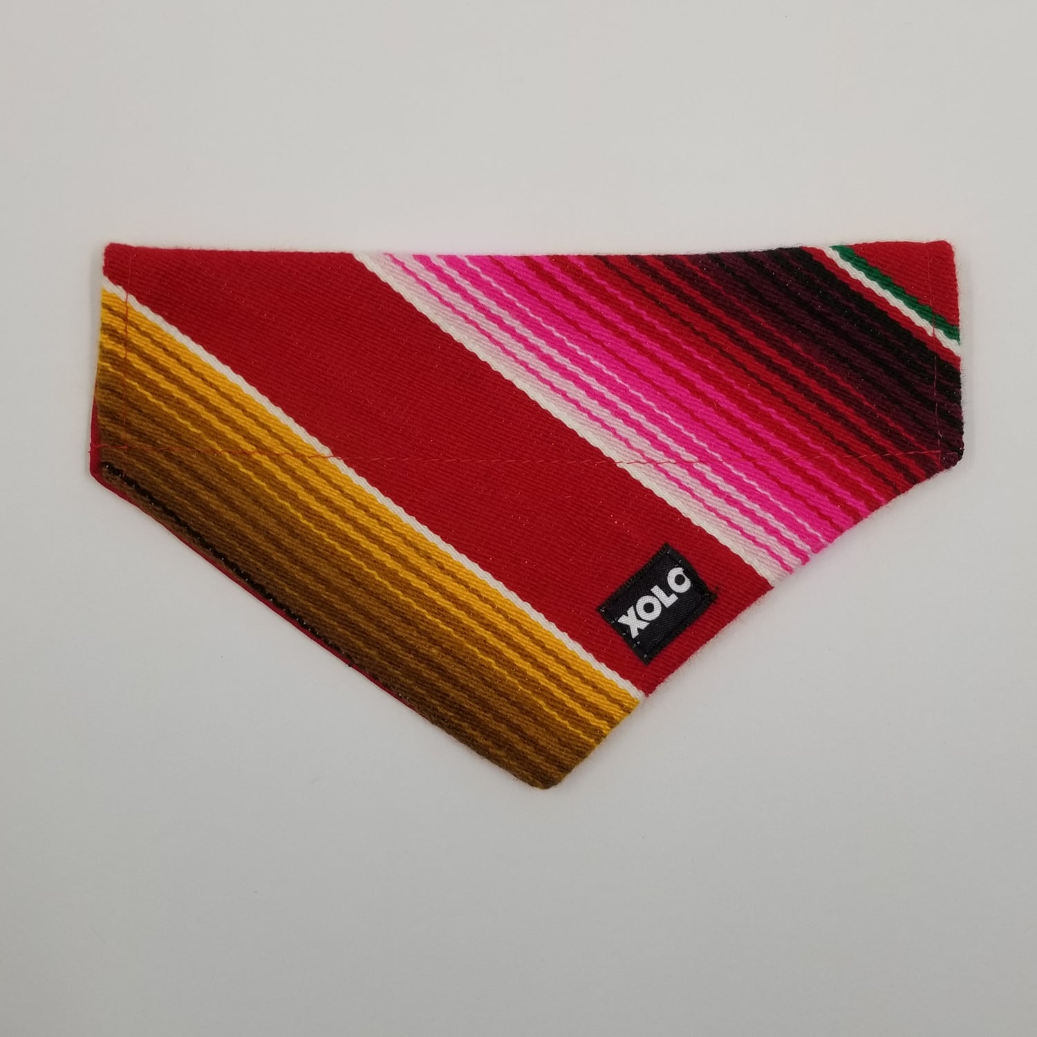 B257 SMALL SARAPE DOG BANDANA RED