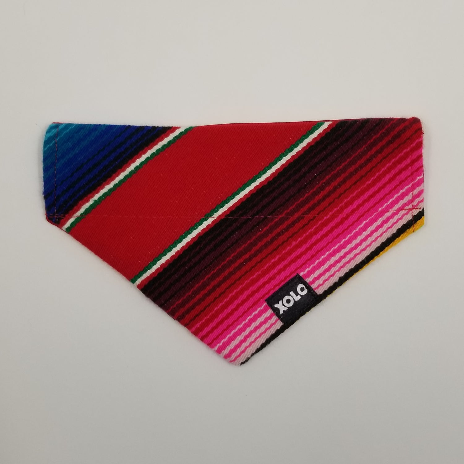 B266 SMALL SARAPE DOG BANDANA RED