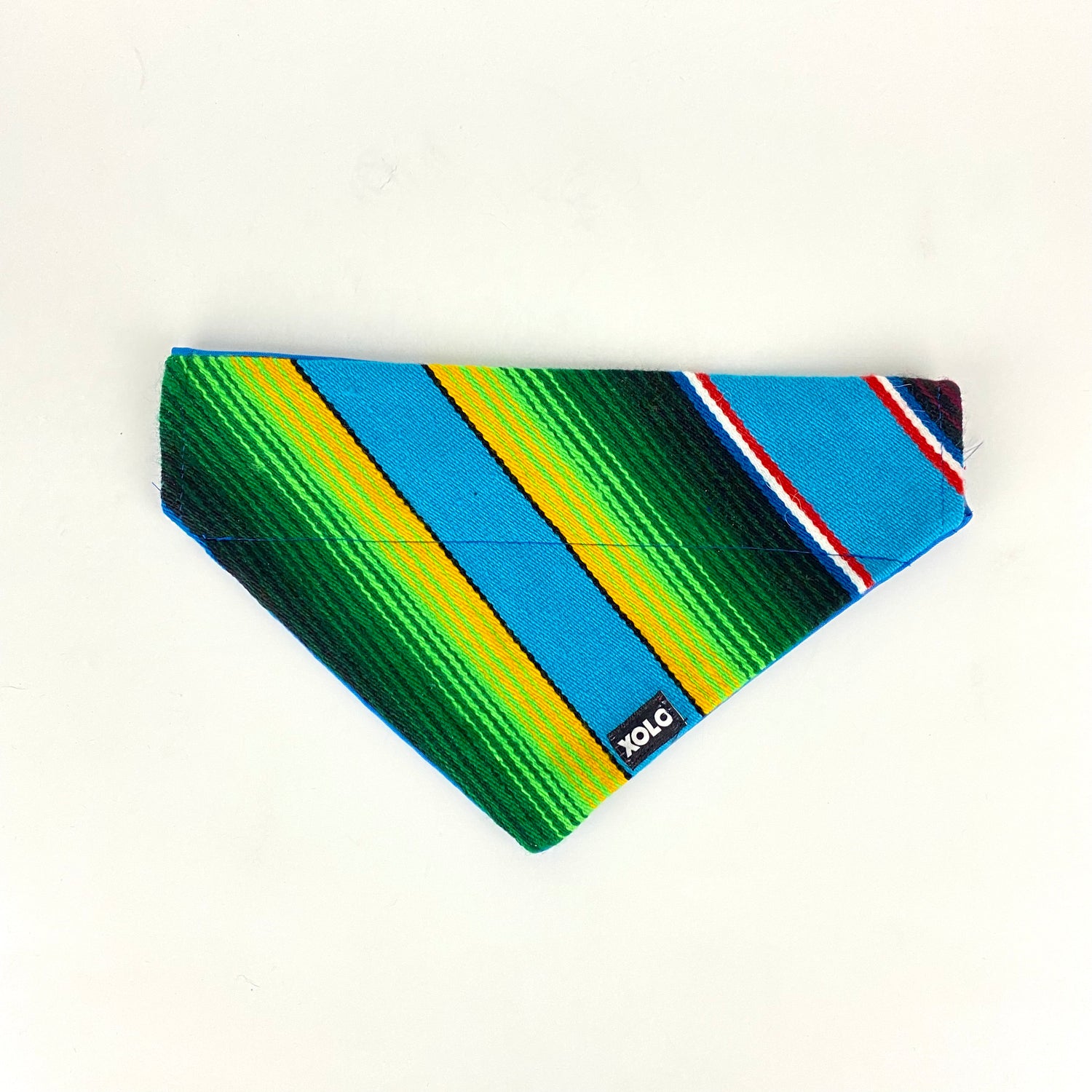 B160 MEDIUM SARAPE DOG BANDANA BLUE