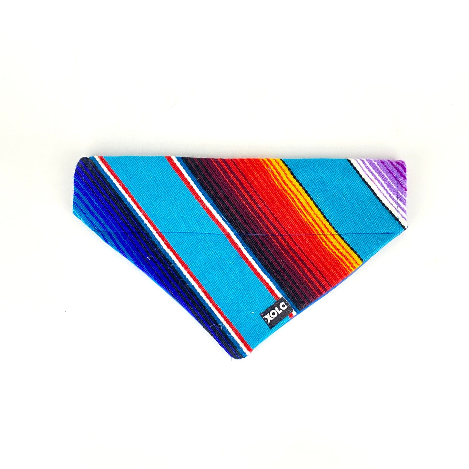 B172 MEDIUM SARAPE DOG BANDANA BLUE