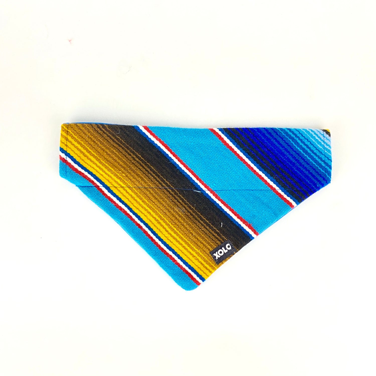 B174 MEDIUM SARAPE DOG BANDANA BLUE