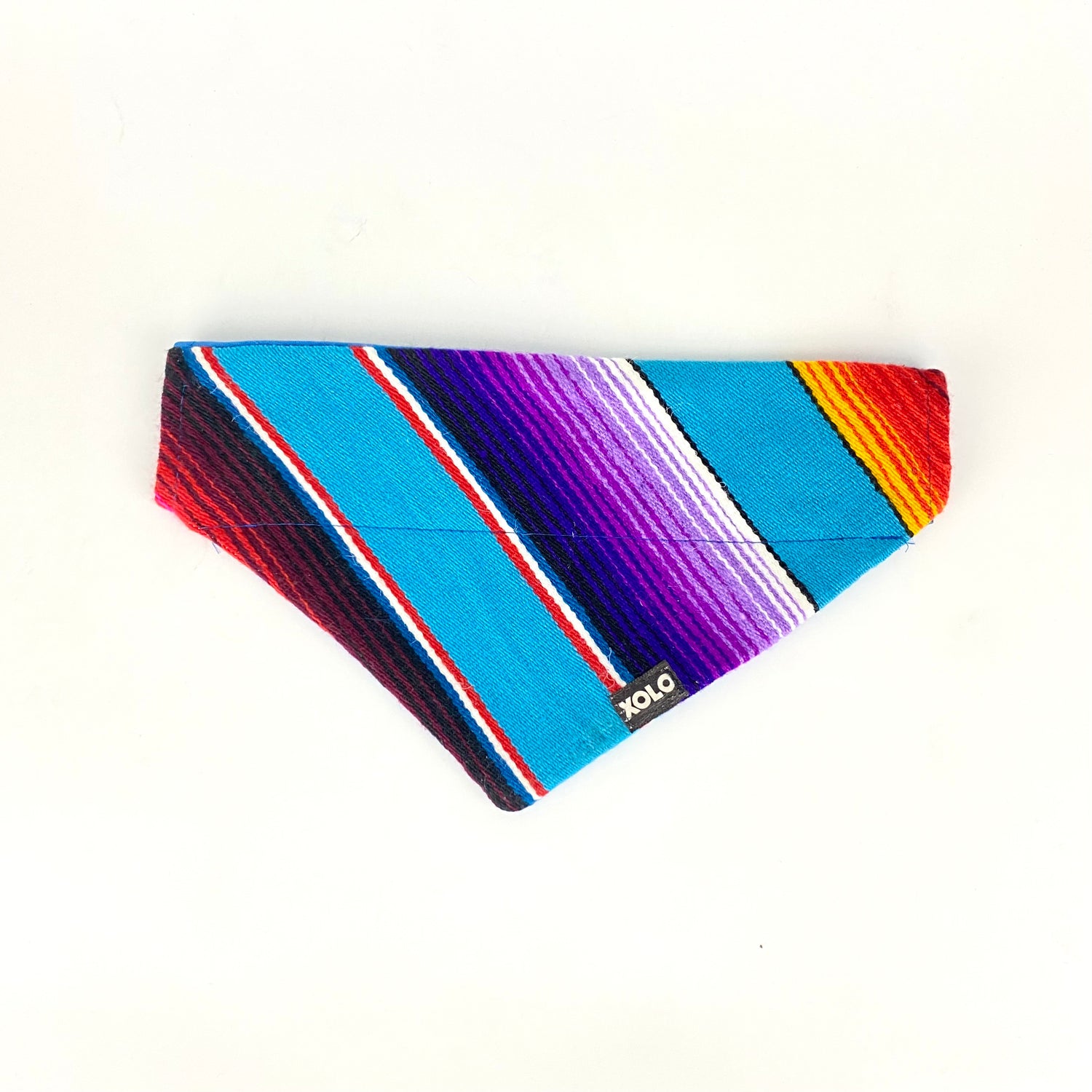 B178 MEDIUM SARAPE DOG BANDANA BLUE