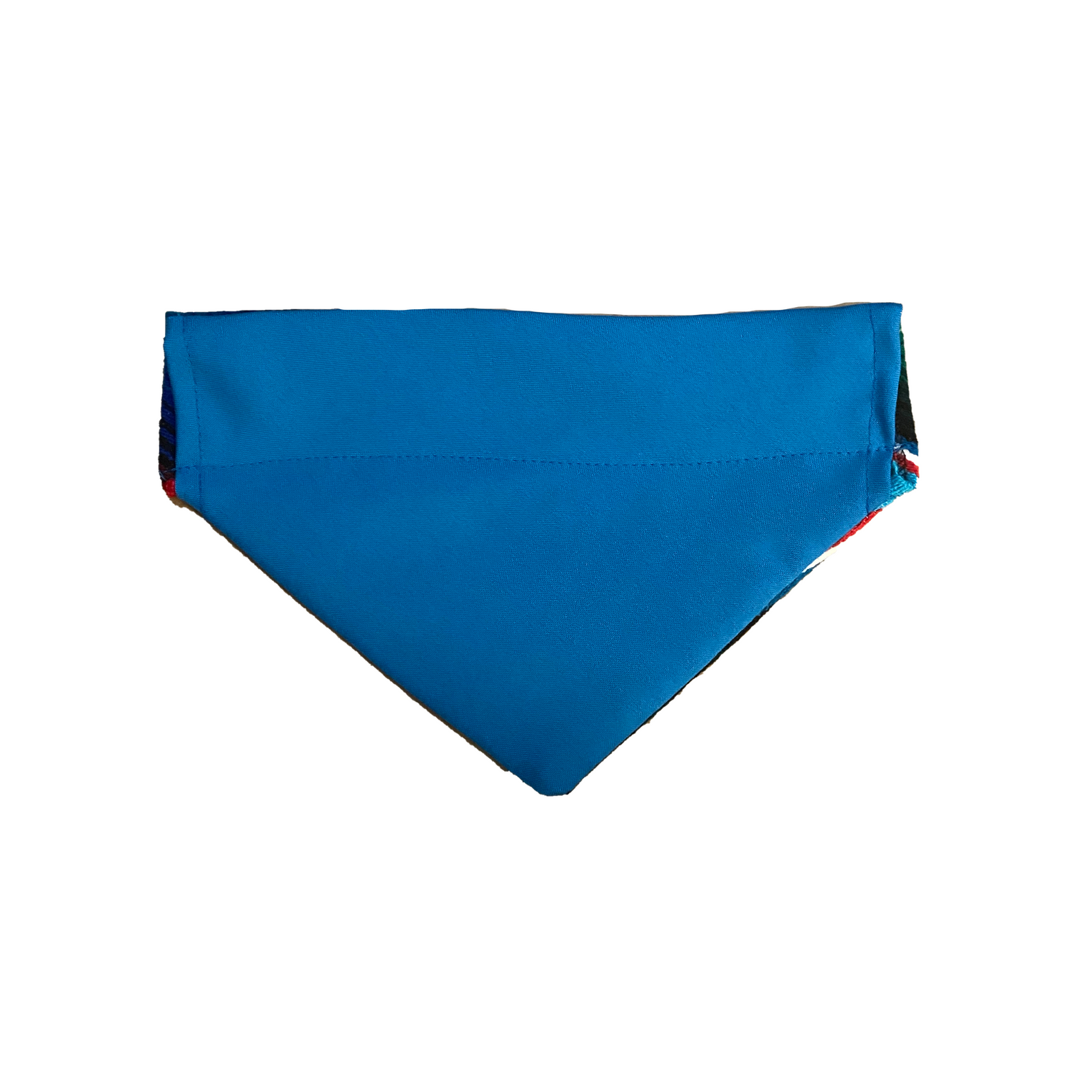B166 MEDIUM SARAPE DOG BANDANA BLUE